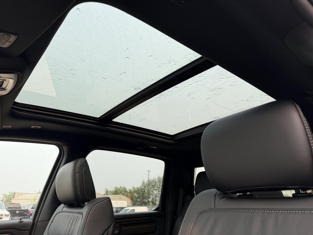 2026 Ram 1500 Rebel Crew Cab 4x4 | Serrano Green | NAV | Panoramic Sunroof | Luxury Leather | Heated Vented Redwater AB