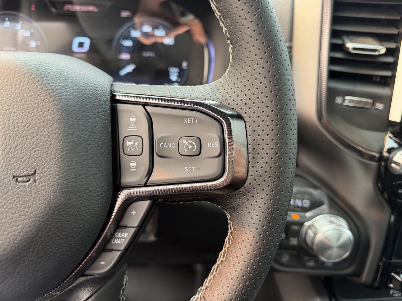 2026 Ram 1500 Rebel Crew Cab 4x4 | Serrano Green | NAV | Panoramic Sunroof | Luxury Leather | Heated Vented Redwater AB
