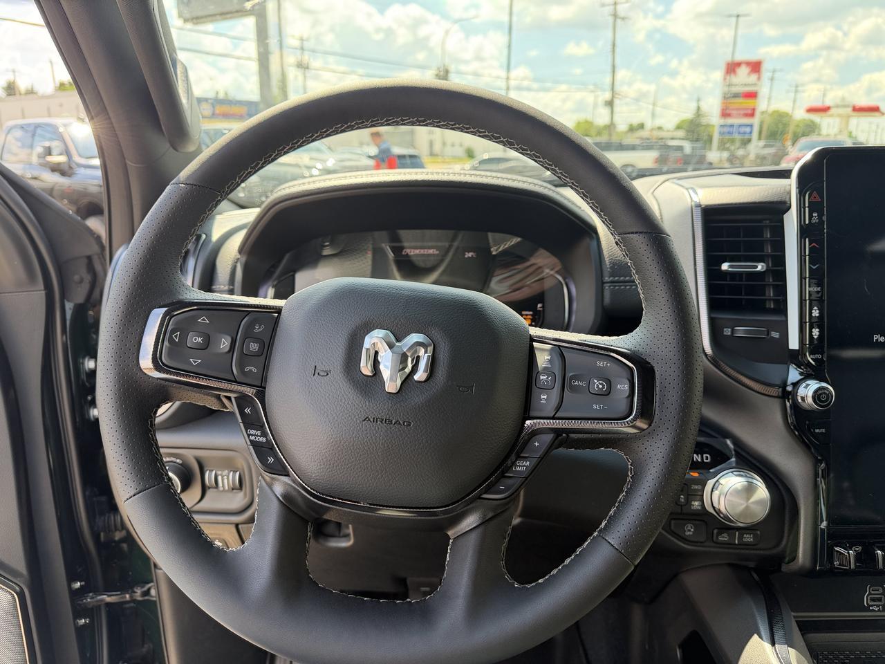 2026 Ram 1500 Rebel Crew Cab 4x4 | Serrano Green | eTorque Hybrid | NAV | Pano Sunroof | Heated Vented Leather Redwater AB