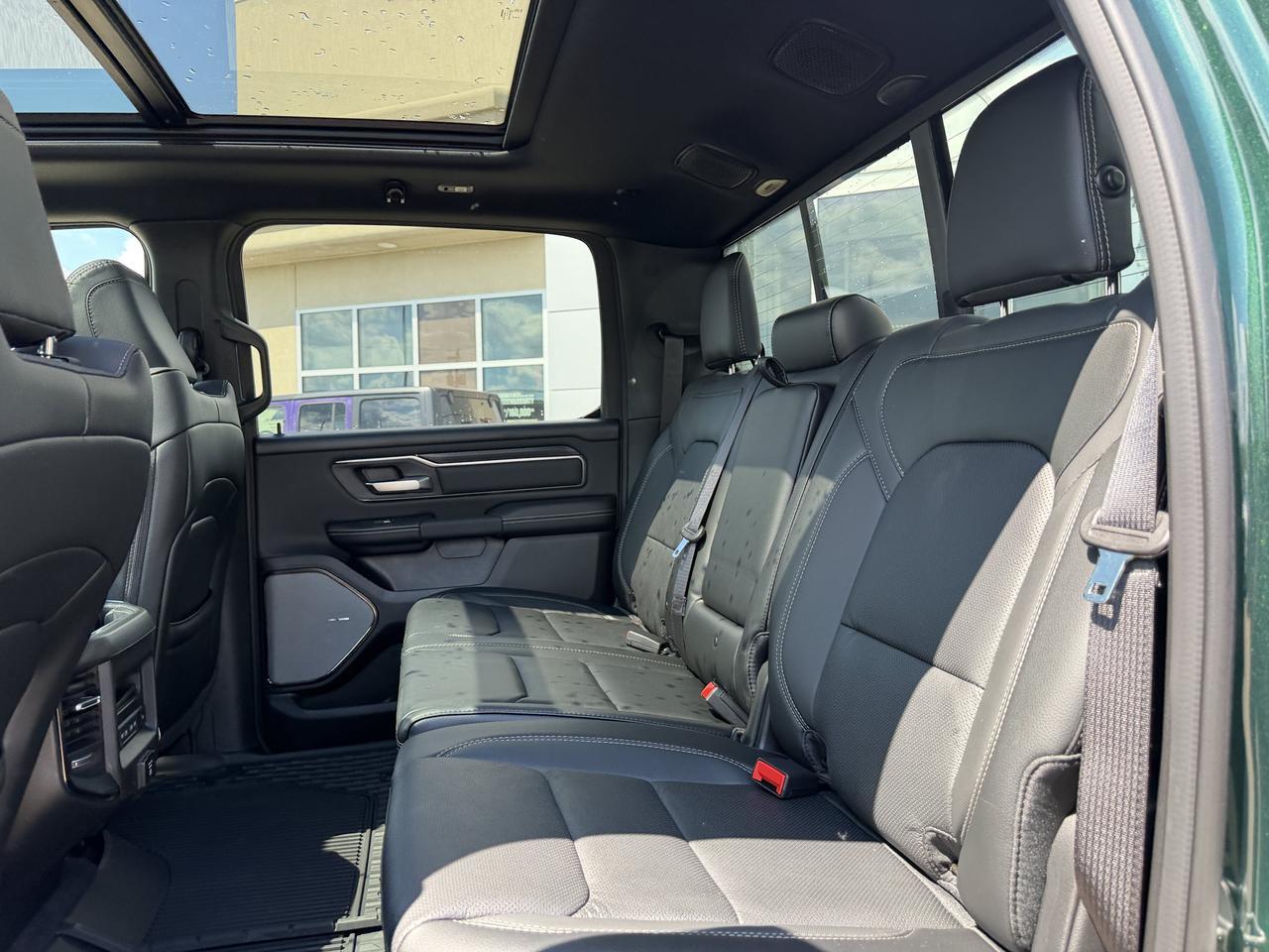 2026 Ram 1500 Rebel Crew Cab 4x4 | Serrano Green | eTorque Hybrid | NAV | Pano Sunroof | Heated Vented Leather Redwater AB