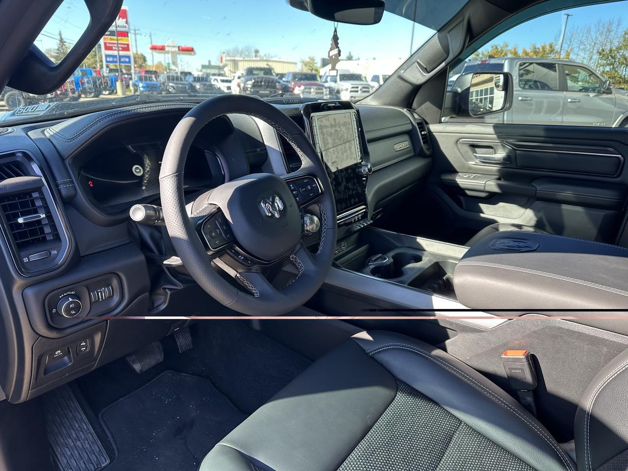 2026 Ram 1500 Sport | Night Edition | Pano Roof | 22" Wheels | 12" Screen | Alpine Audio | Heated Seats & Wheel Redwater AB