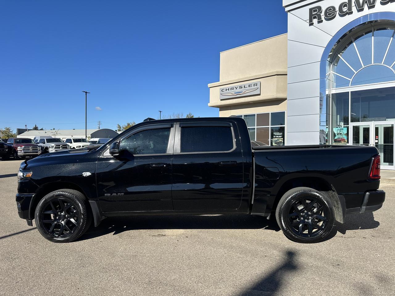 2026 Ram 1500 Sport | Night Edition | Pano Roof | 22" Wheels | 12" Screen | Alpine Audio | Heated Seats & Wheel Redwater AB