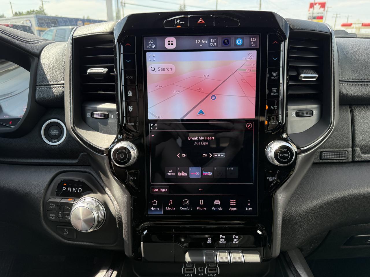 2026 Ram 1500 Sport Crew Cab 4x4 | 3L Hurricane | 12IN Display | Heated Vented Seats | Remote Start | Backup Cam Redwater AB