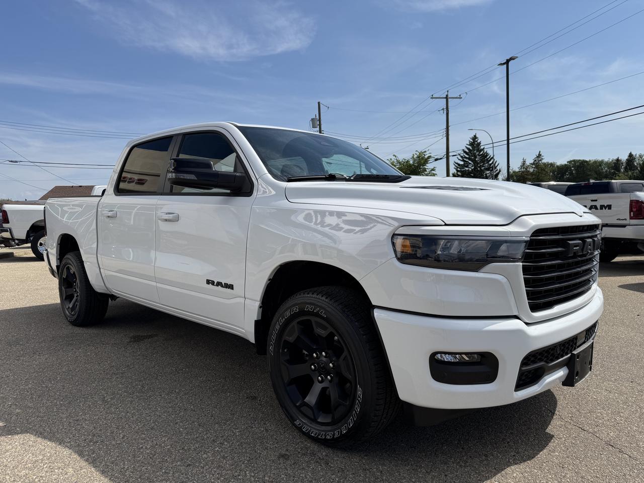 2026 Ram 1500 Sport Crew Cab 4x4 | 3L Hurricane | 12IN Display | Heated Vented Seats | Remote Start | Backup Cam Redwater AB