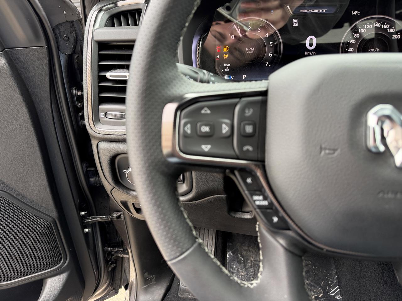 2026 Ram 1500 Sport Crew Cab 4x4 | 3L Hurricane | 12IN Display | NAV | Heated Seats | Remote Start | 20IN Wheels Redwater AB
