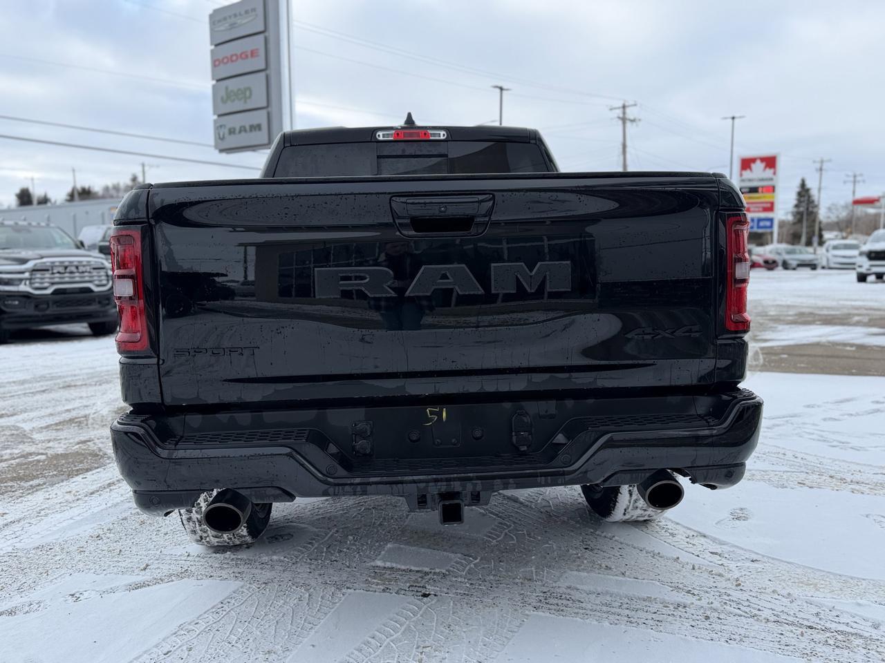 2026 Ram 1500 Sport Crew Cab 4x4 | 3L Hurricane | 12IN Display | Surround View Camera | Heated Seats Wheel Redwater AB