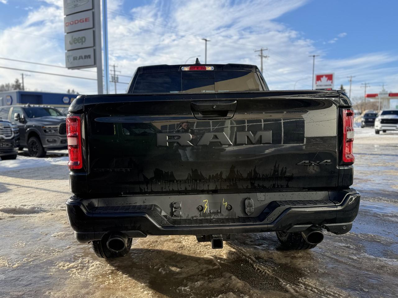 2026 Ram 1500 Sport Crew Cab 4x4 | 3L Hurricane | 12IN Touchscreen | NAV | Heated Front Seats | Sport Hood Redwater AB