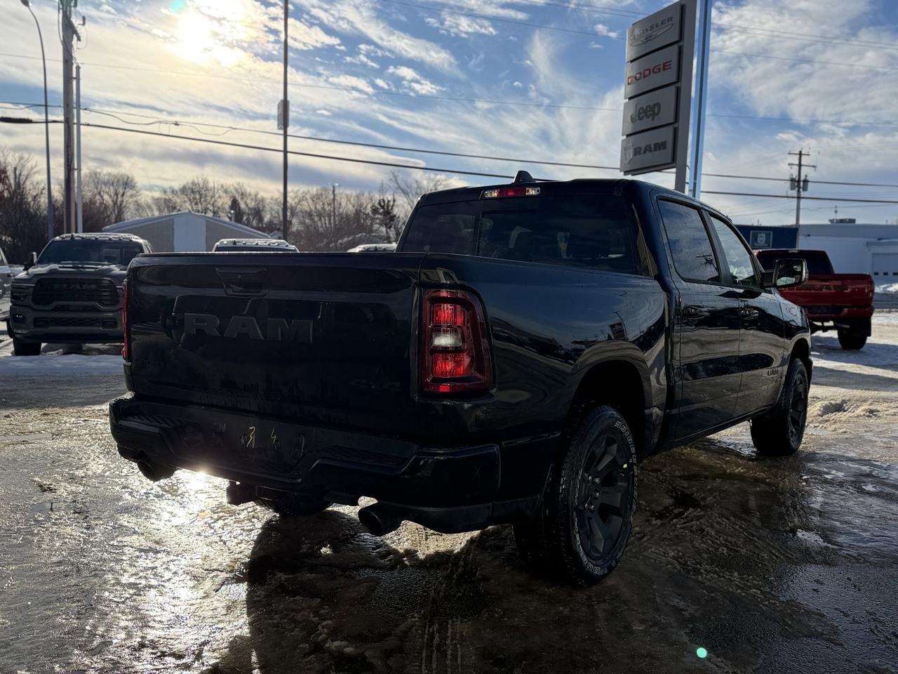 2026 Ram 1500 Sport Crew Cab 4x4 | 3L Hurricane | 12IN Touchscreen | NAV | Heated Front Seats | Sport Hood Redwater AB