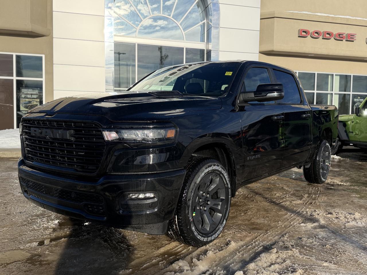 2026 Ram 1500 Sport Crew Cab 4x4 | 3L Hurricane | 12IN Touchscreen | NAV | Heated Front Seats | Sport Hood Redwater AB