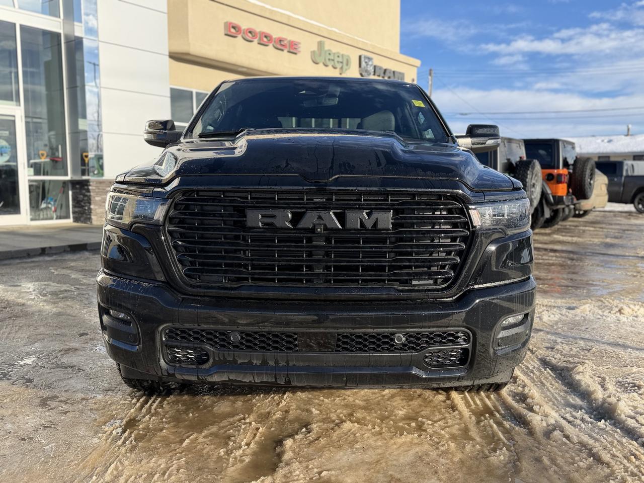 2026 Ram 1500 Sport Crew Cab 4x4 | 3L Hurricane | 12IN Touchscreen | NAV | Heated Front Seats | Sport Hood Redwater AB