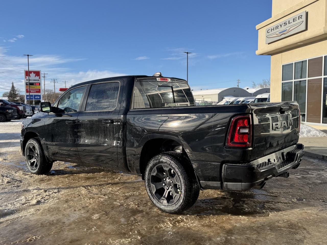 2026 Ram 1500 Sport Crew Cab 4x4 | 3L Hurricane | 12IN Touchscreen | NAV | Heated Front Seats | Sport Hood Redwater AB