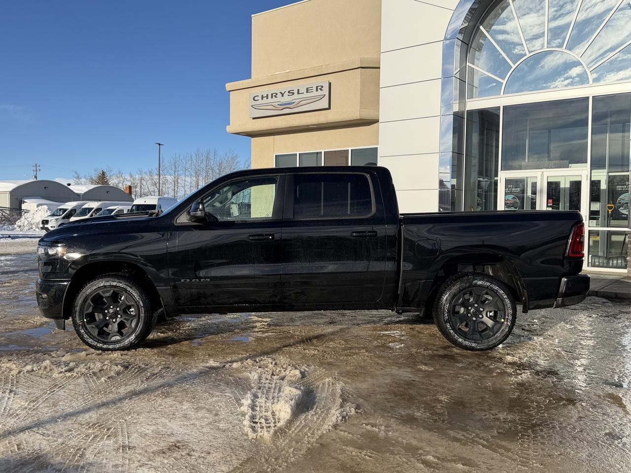 2026 Ram 1500 Sport Crew Cab 4x4 | 3L Hurricane | 12IN Touchscreen | NAV | Heated Front Seats | Sport Hood Redwater AB