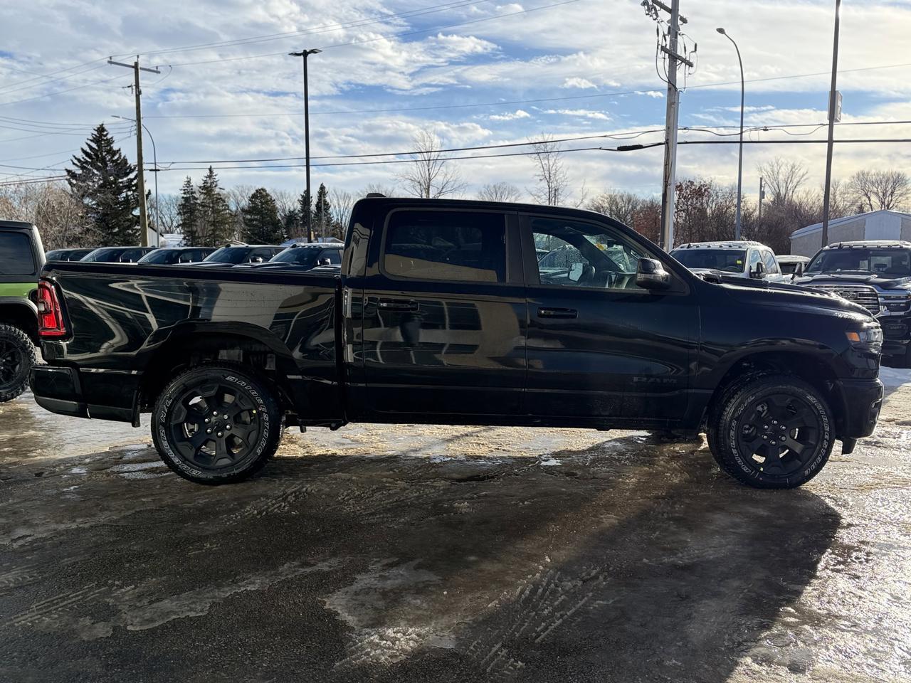 2026 Ram 1500 Sport Crew Cab 4x4 | 3L Hurricane | 12IN Touchscreen | NAV | Heated Front Seats | Sport Hood Redwater AB