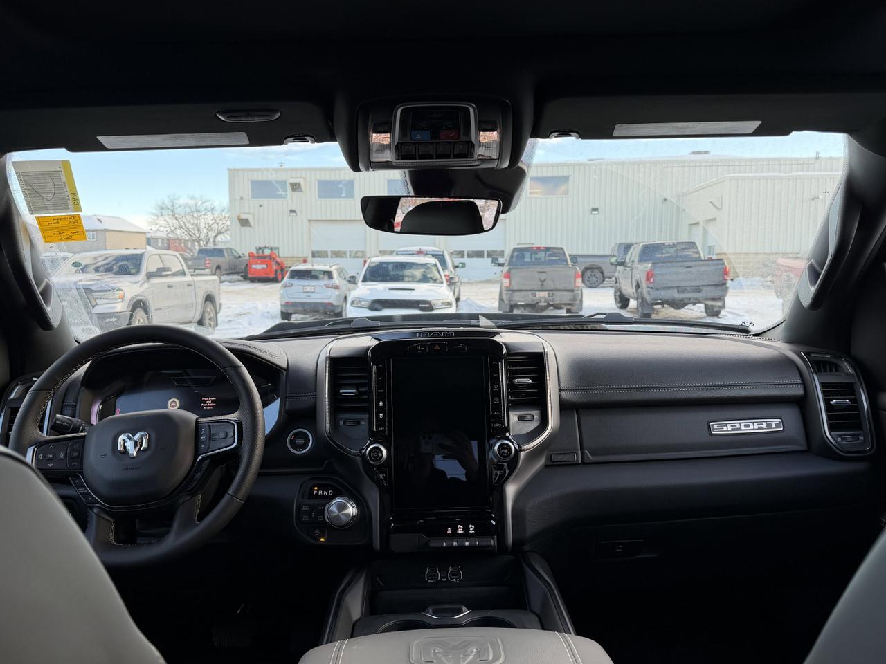 2026 Ram 1500 Sport Crew Cab 4x4 | 3L Hurricane | 12IN Touchscreen | NAV | Heated Front Seats | Sport Hood Redwater AB