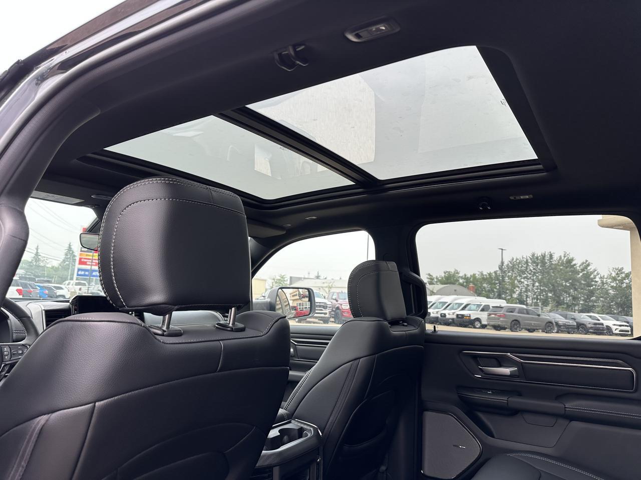 2026 Ram 1500 Sport Crew Cab 4x4 | 3L Hurricane | 12IN Touchscreen | NAV | Heated Vented Leather | Pano Sunroof Redwater AB