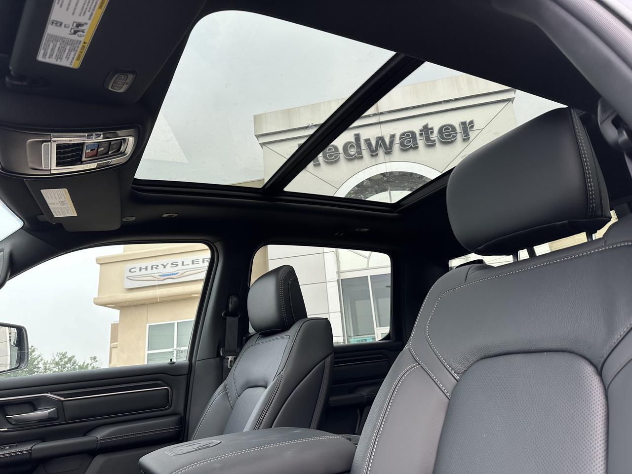 2026 Ram 1500 Sport Crew Cab 4x4 | 3L Hurricane | 12IN Touchscreen | NAV | Heated Vented Leather | Pano Sunroof Redwater AB