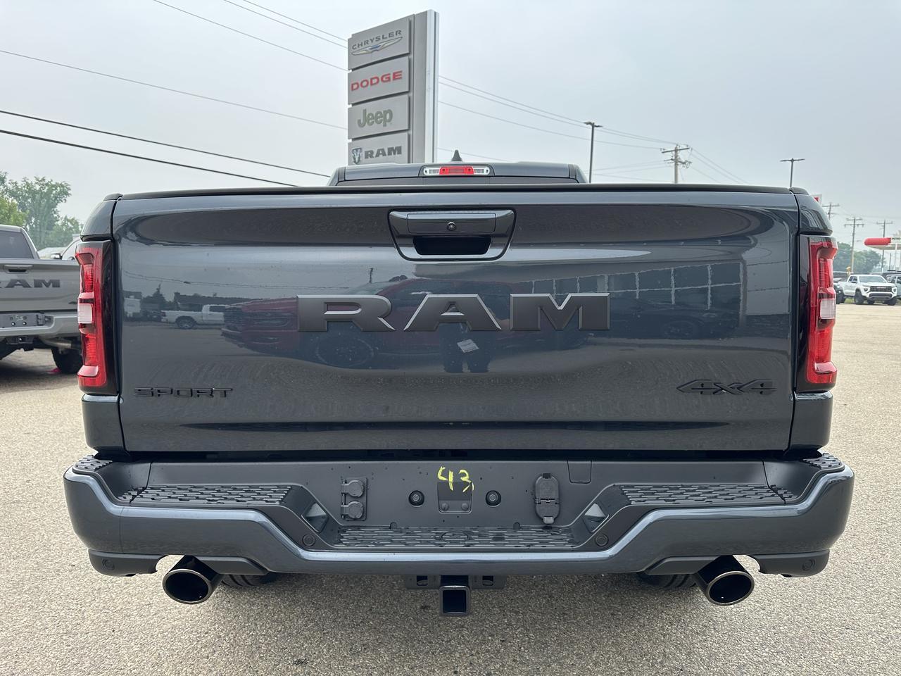 2026 Ram 1500 Sport Crew Cab 4x4 | 3L Hurricane | 12IN Touchscreen | NAV | Heated Vented Leather | Pano Sunroof Redwater AB