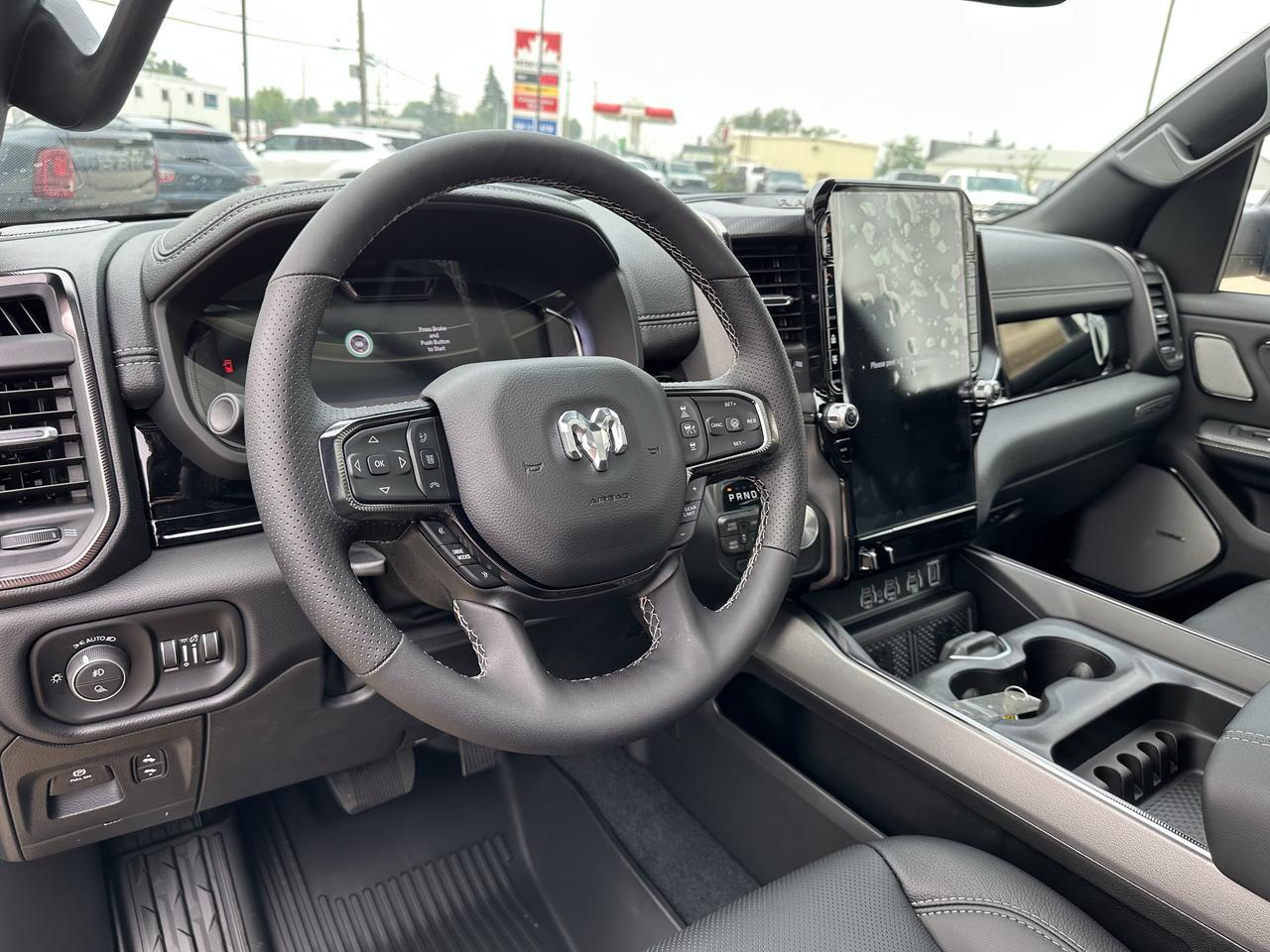2026 Ram 1500 Sport Crew Cab 4x4 | 3L Hurricane | 12IN Touchscreen | NAV | Heated Vented Leather | Pano Sunroof Redwater AB