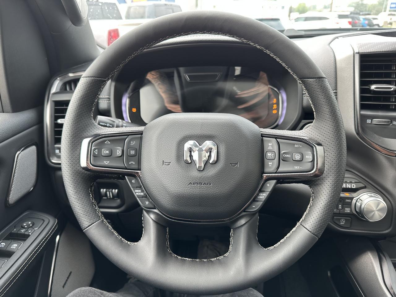 2026 Ram 1500 Sport Crew Cab 4x4 | 3L Hurricane | 12IN Touchscreen | NAV | Heated Vented Leather | Pano Sunroof Redwater AB
