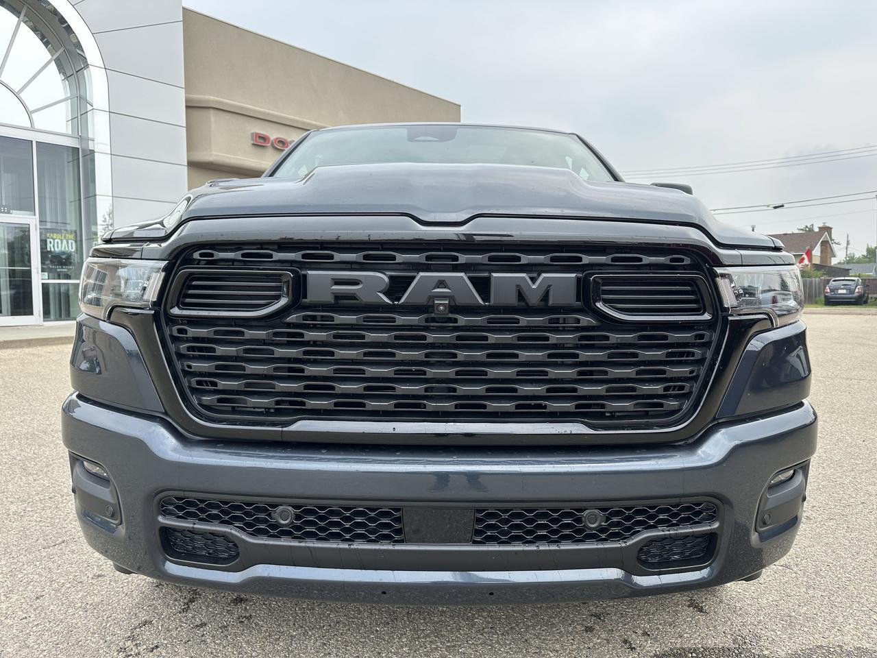 2026 Ram 1500 Sport Crew Cab 4x4 | 3L Hurricane | 12IN Touchscreen | NAV | Heated Vented Leather | Pano Sunroof Redwater AB