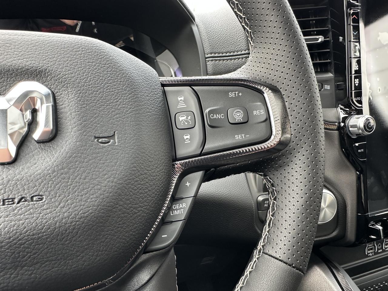 2026 Ram 1500 Sport Crew Cab 4x4 | 3L Hurricane | 12IN Touchscreen | NAV | Heated Vented Leather | Pano Sunroof Redwater AB