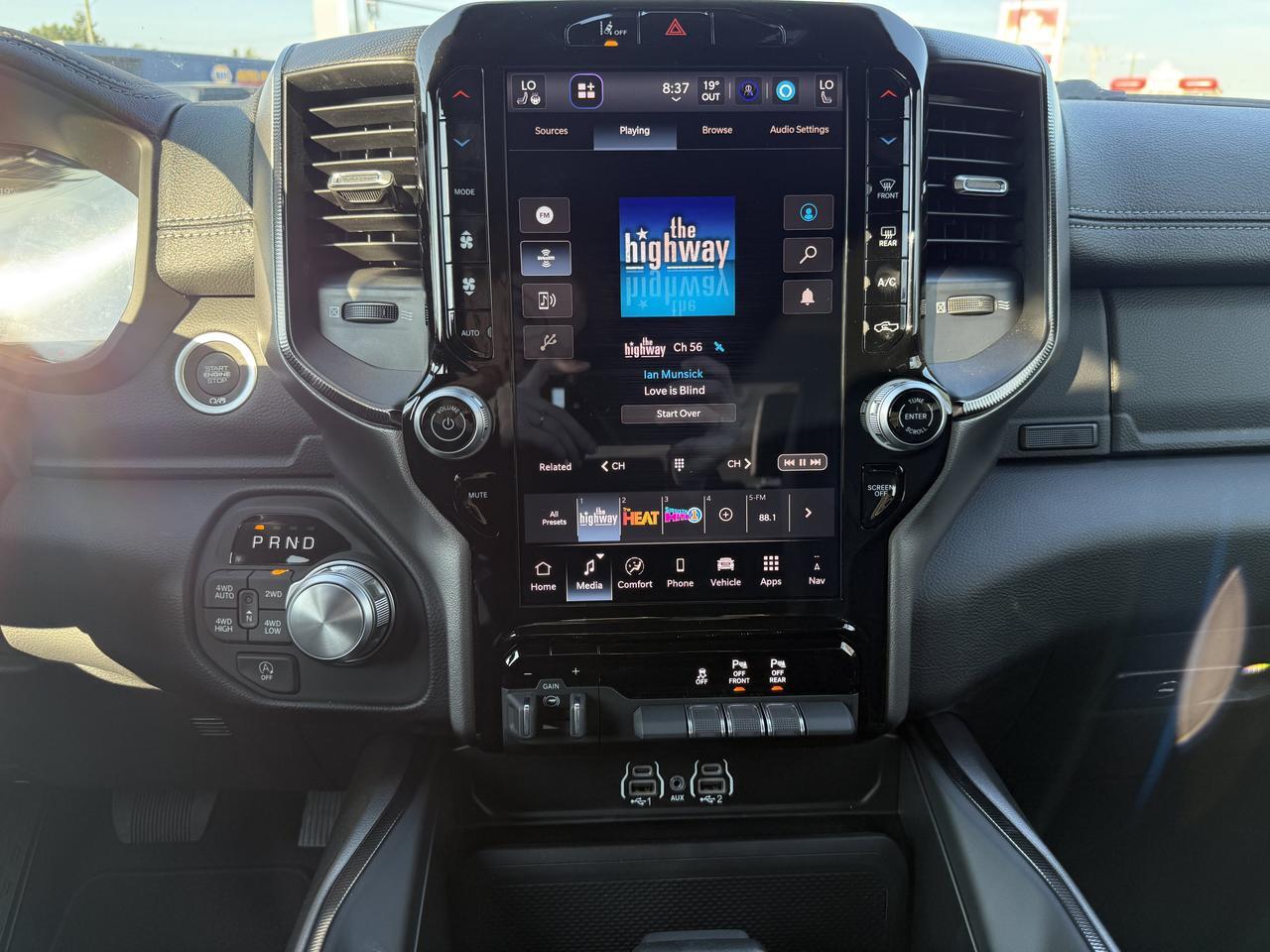 2026 Ram 1500 Sport Crew Cab 4x4 | 3L Hurricane | Forged Blue | Black Interior | 12IN Display | Heated Seats Redwater AB