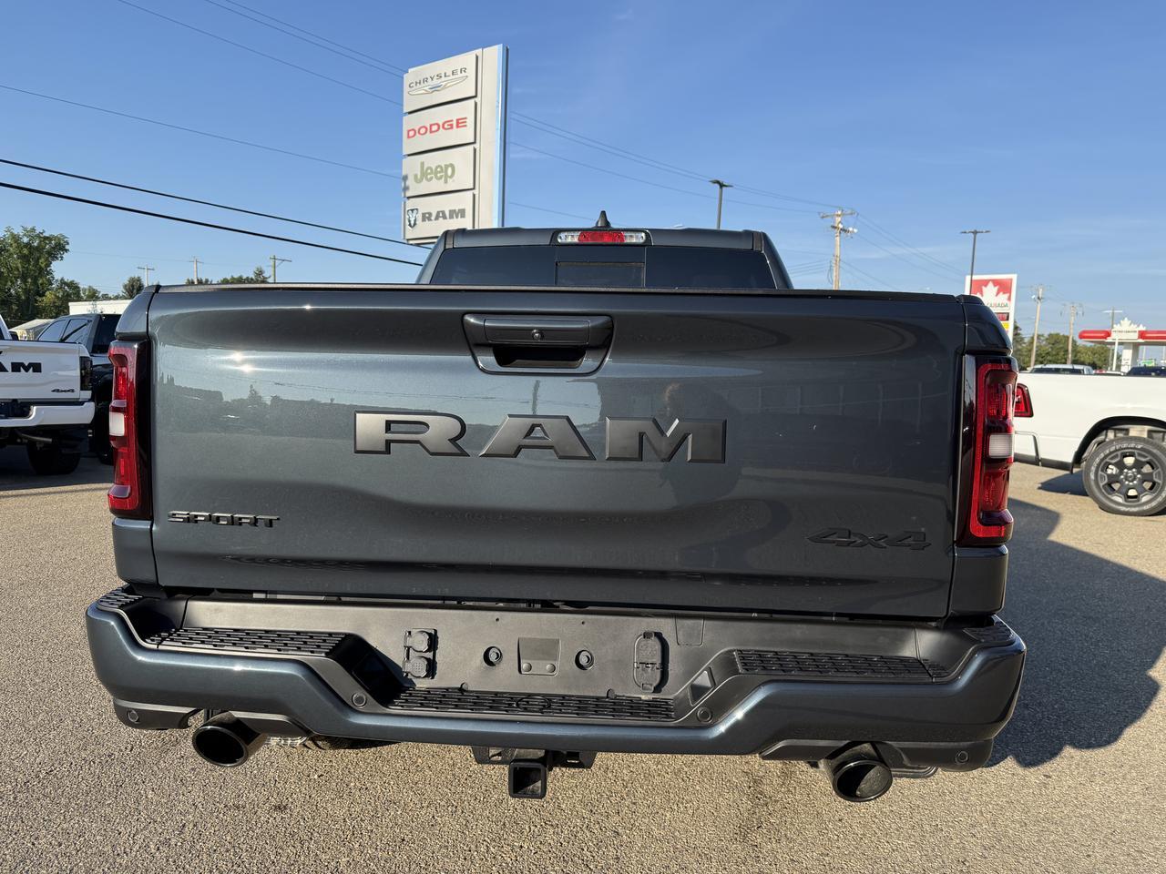 2026 Ram 1500 Sport Crew Cab 4x4 | 3L Hurricane | Forged Blue | Black Interior | 12IN Display | Heated Seats Redwater AB