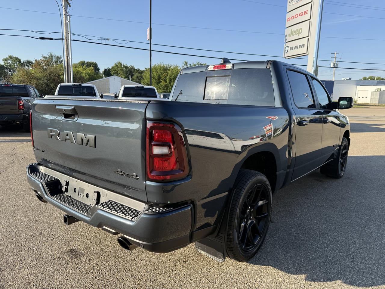 2026 Ram 1500 Sport Crew Cab 4x4 | 3L Hurricane | Forged Blue | Black Interior | 12IN Display | Heated Seats Redwater AB
