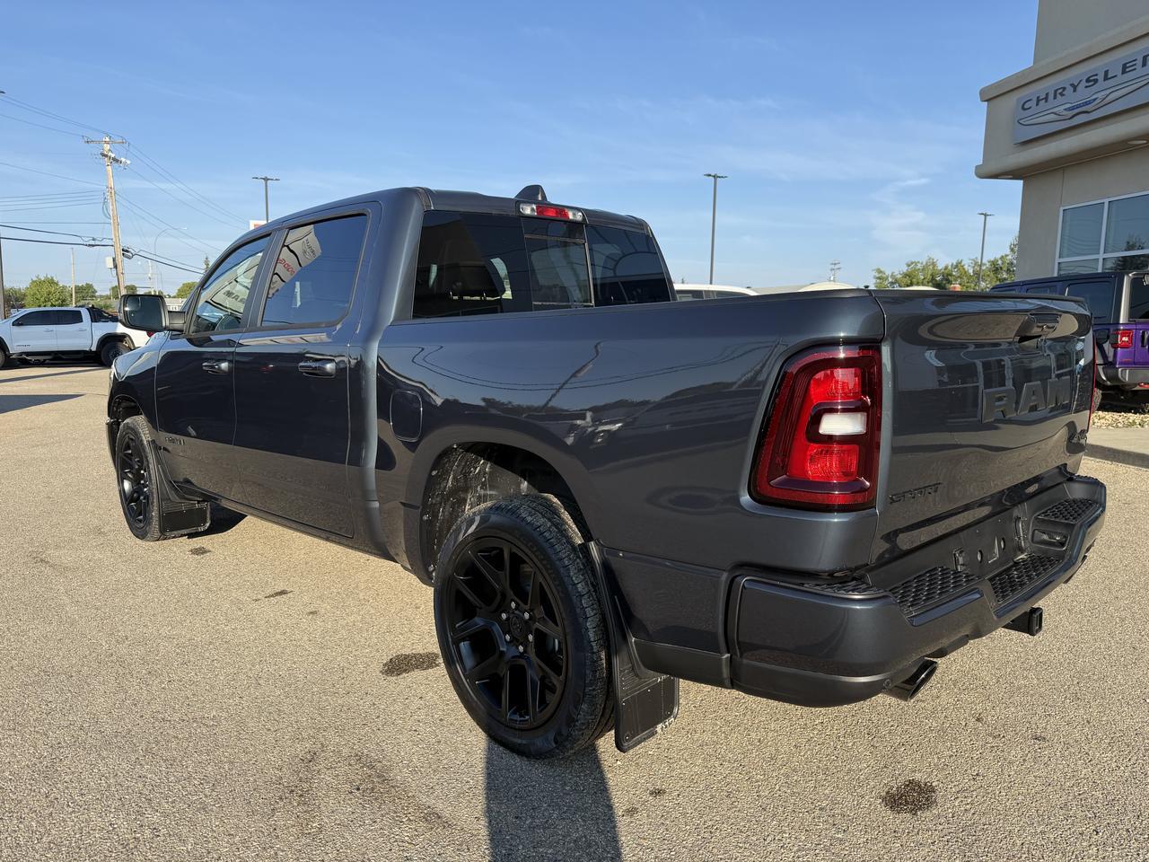 2026 Ram 1500 Sport Crew Cab 4x4 | 3L Hurricane | Forged Blue | Black Interior | 12IN Display | Heated Seats Redwater AB