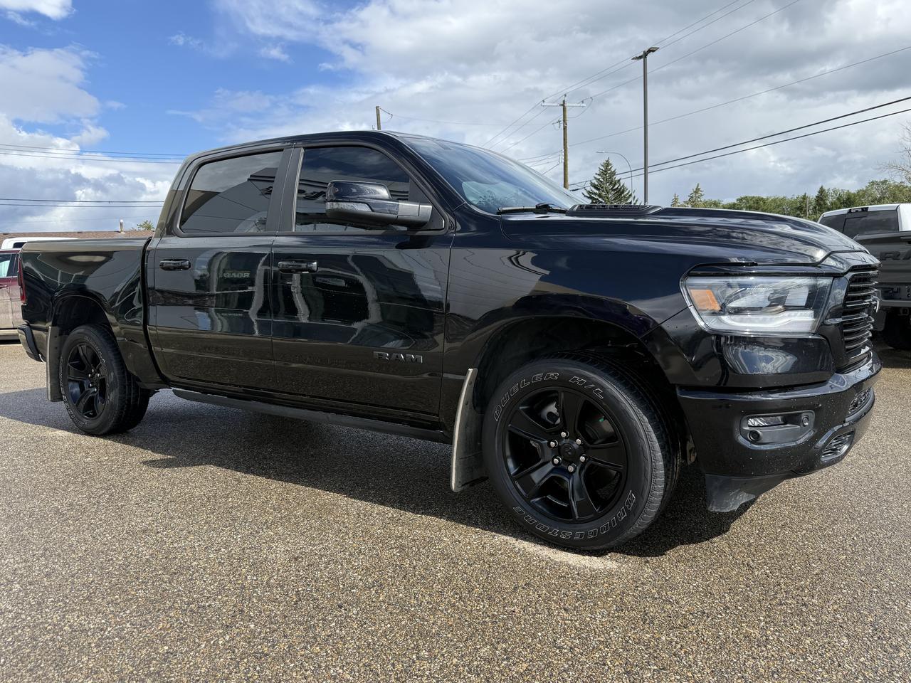 2026 Ram 1500 Sport Crew Cab 4x4 | 3L Hurricane | Forged Blue | Black Interior | 12IN Display | Heated Seats Redwater AB