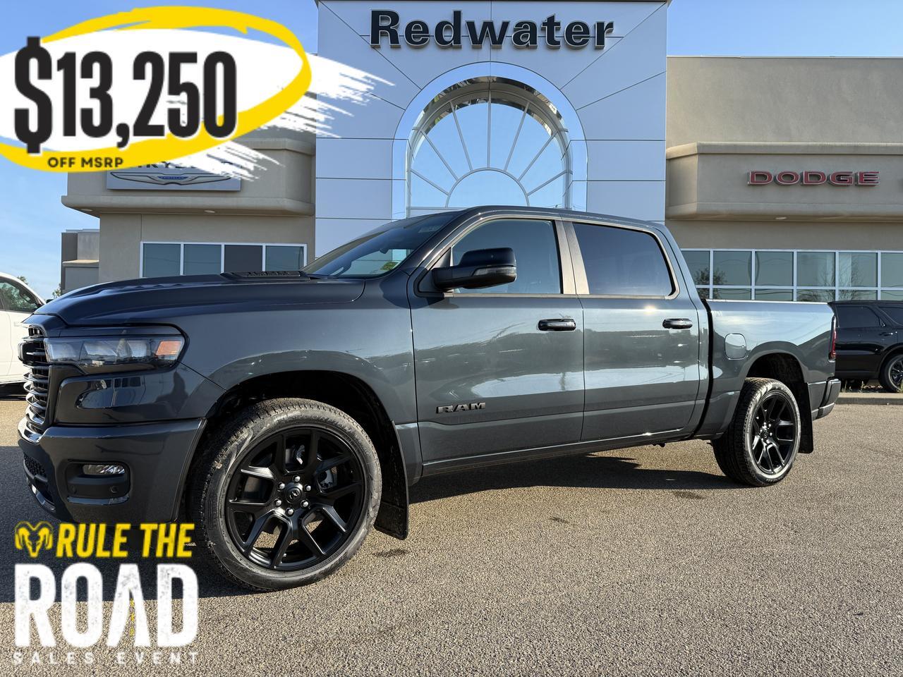 2026 Ram 1500 Sport Crew Cab 4x4 | 3L Hurricane | Forged Blue | Black Interior | 12IN Display | Heated Seats