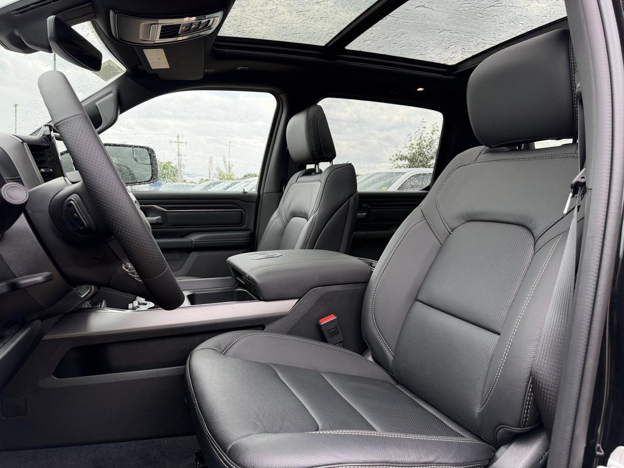 2026 Ram 1500 Sport Crew Cab 4x4 | 3L Hurricane | Pano Sunroof | Black Leather | Heated Vented Seats | NAV Redwater AB