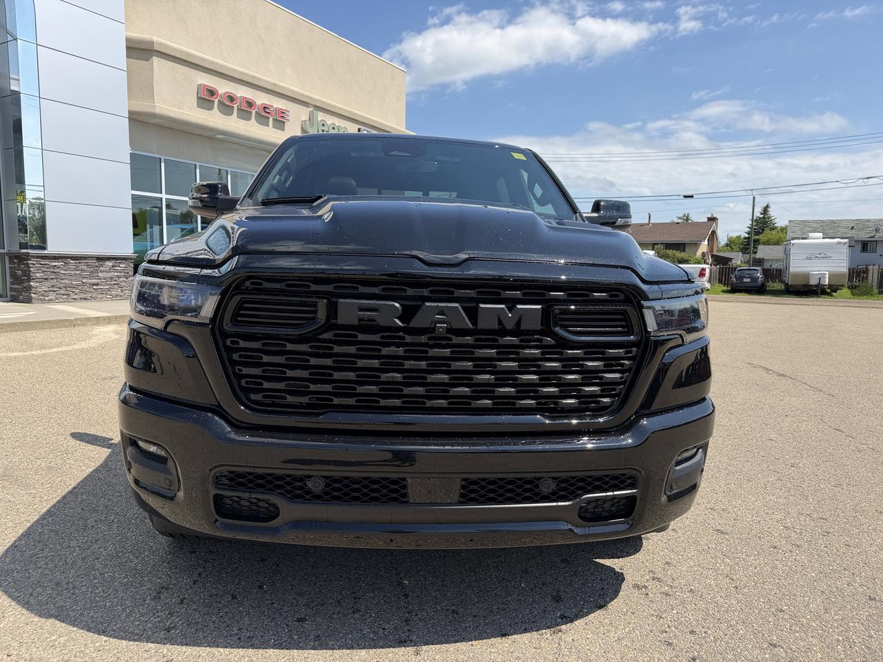 2026 Ram 1500 Sport Crew Cab 4x4 | 3L Hurricane | Pano Sunroof | Black Leather | Heated Vented Seats | NAV Redwater AB