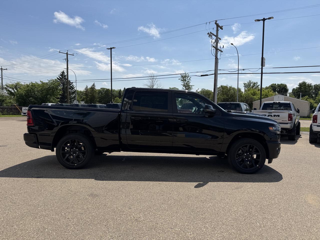 2026 Ram 1500 Sport Crew Cab 4x4 | 3L Hurricane | Pano Sunroof | Black Leather | Heated Vented Seats | NAV Redwater AB
