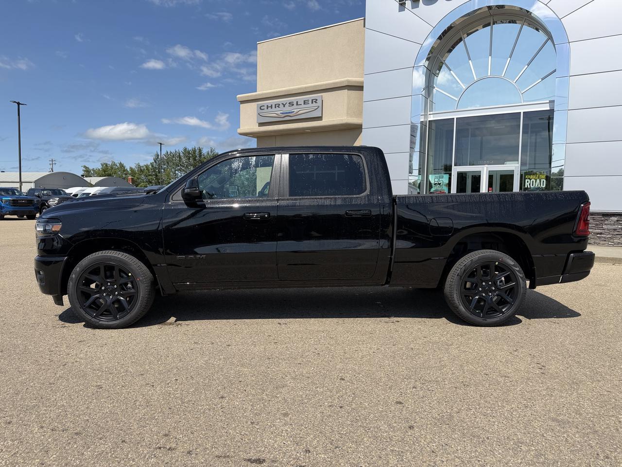 2026 Ram 1500 Sport Crew Cab 4x4 | 3L Hurricane | Pano Sunroof | Black Leather | Heated Vented Seats | NAV Redwater AB