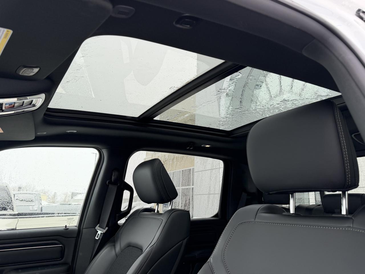 2026 Ram 1500 Sport Crew Cab 4x4 | 3L Hurricane | Pano Sunroof | NAV | Heated Seats | Alpine Audio Redwater AB