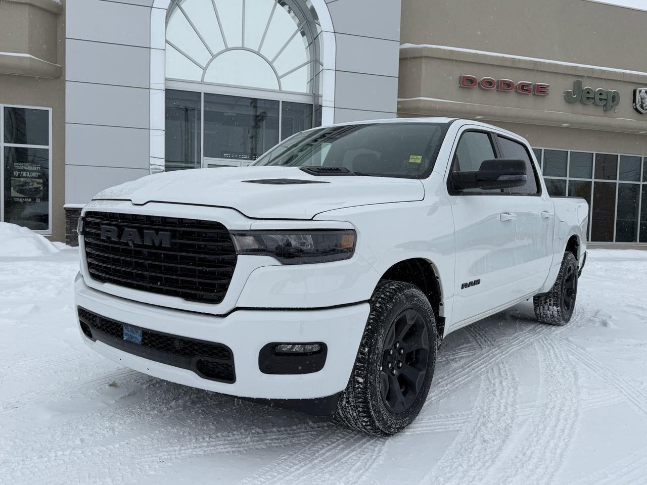 2026 Ram 1500 Sport Crew Cab 4x4 | 3L Hurricane | Pano Sunroof | NAV | Heated Seats | Alpine Audio Redwater AB