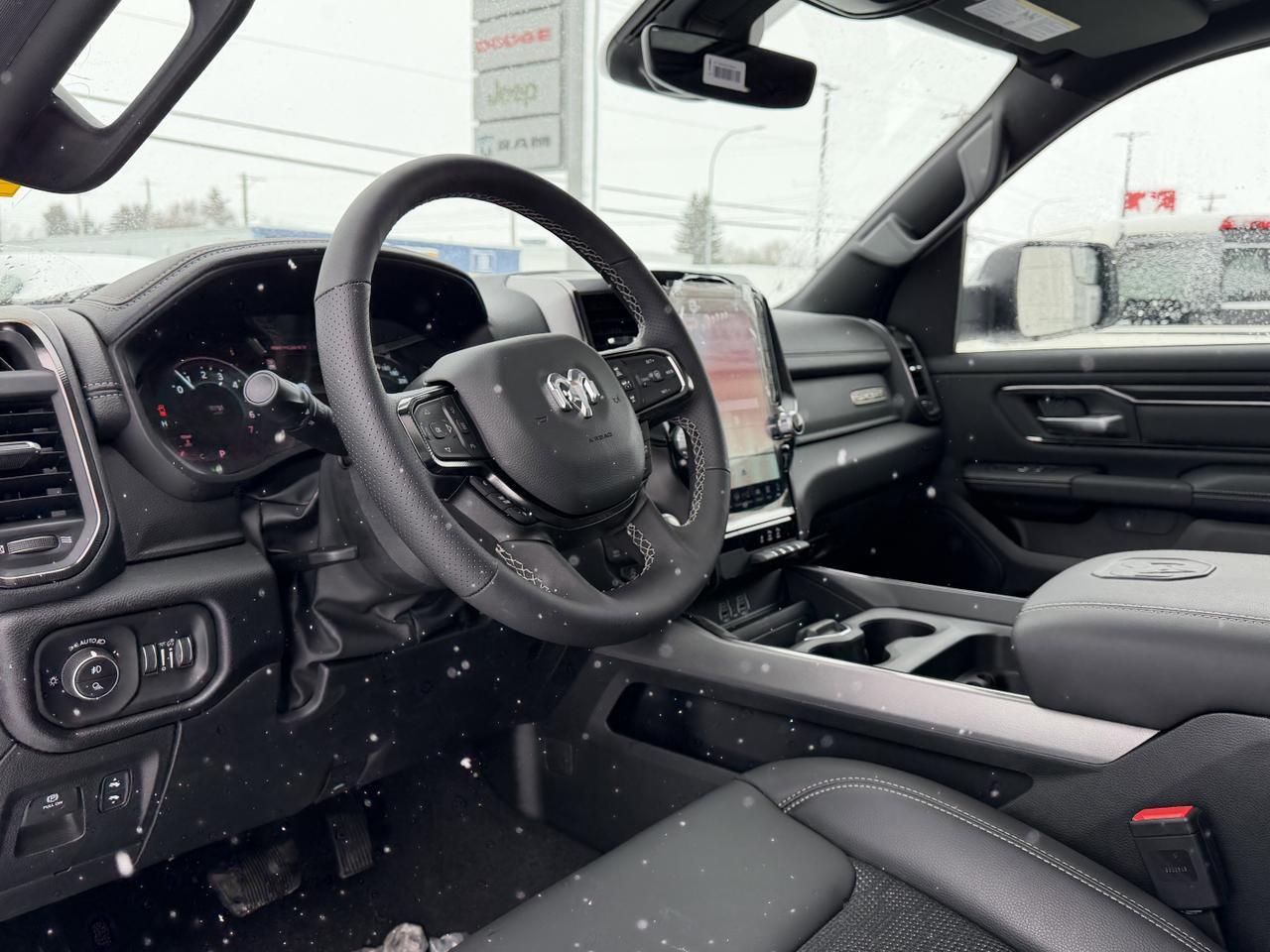 2026 Ram 1500 Sport Crew Cab 4x4 | 3L Hurricane | Pano Sunroof | NAV | Heated Seats | Alpine Audio Redwater AB