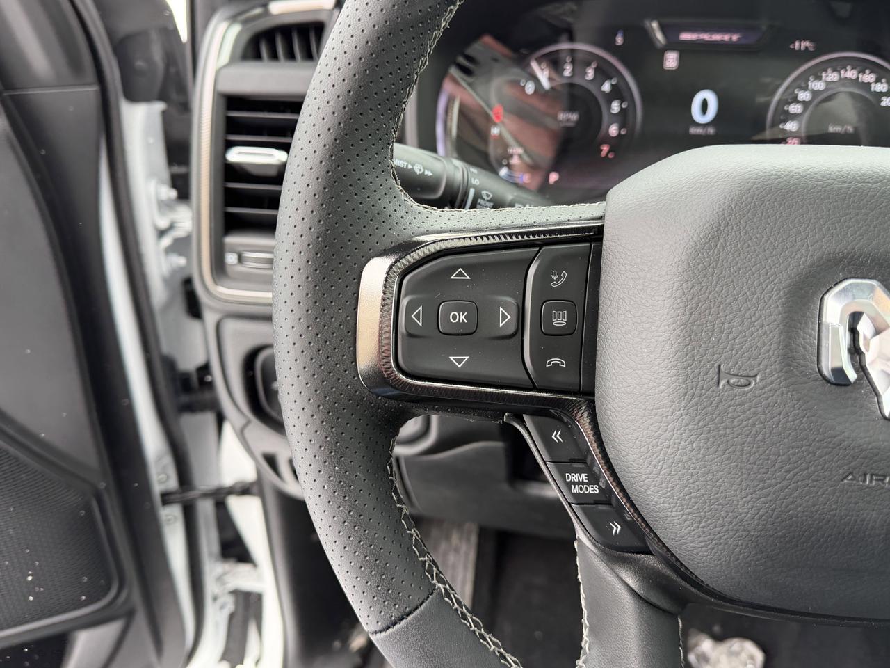 2026 Ram 1500 Sport Crew Cab 4x4 | 3L Hurricane | Pano Sunroof | NAV | Heated Seats | Alpine Audio Redwater AB