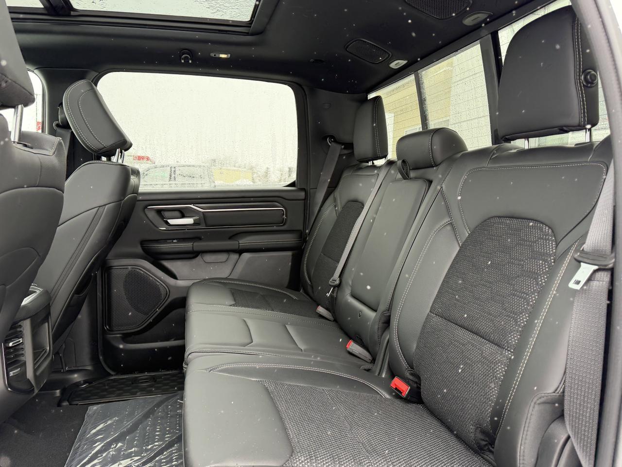 2026 Ram 1500 Sport Crew Cab 4x4 | 3L Hurricane | Pano Sunroof | NAV | Heated Seats | Alpine Audio Redwater AB