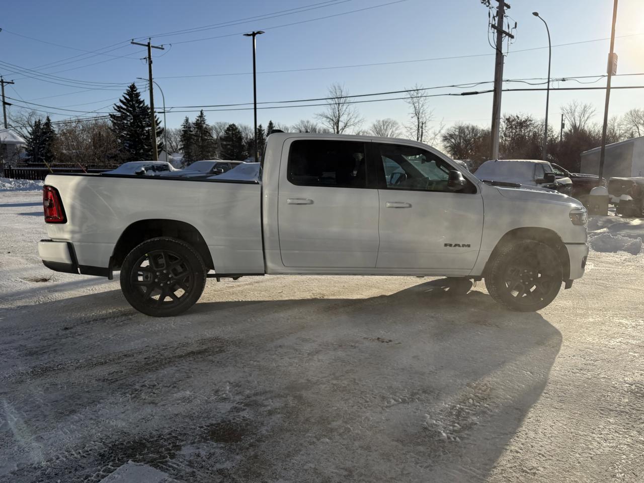 2026 Ram 1500 Sport Crew Cab 4x4 | 3L Hurricane | Pano Sunroof | NAV | Heated Vented Seats | Leather Redwater AB