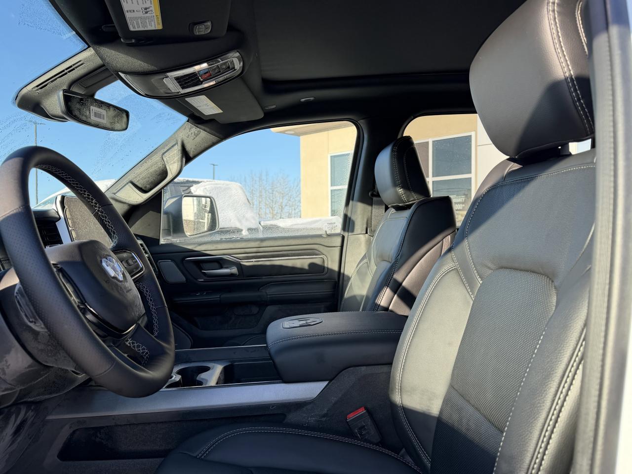 2026 Ram 1500 Sport Crew Cab 4x4 | 3L Hurricane | Pano Sunroof | NAV | Heated Vented Seats | Leather Redwater AB