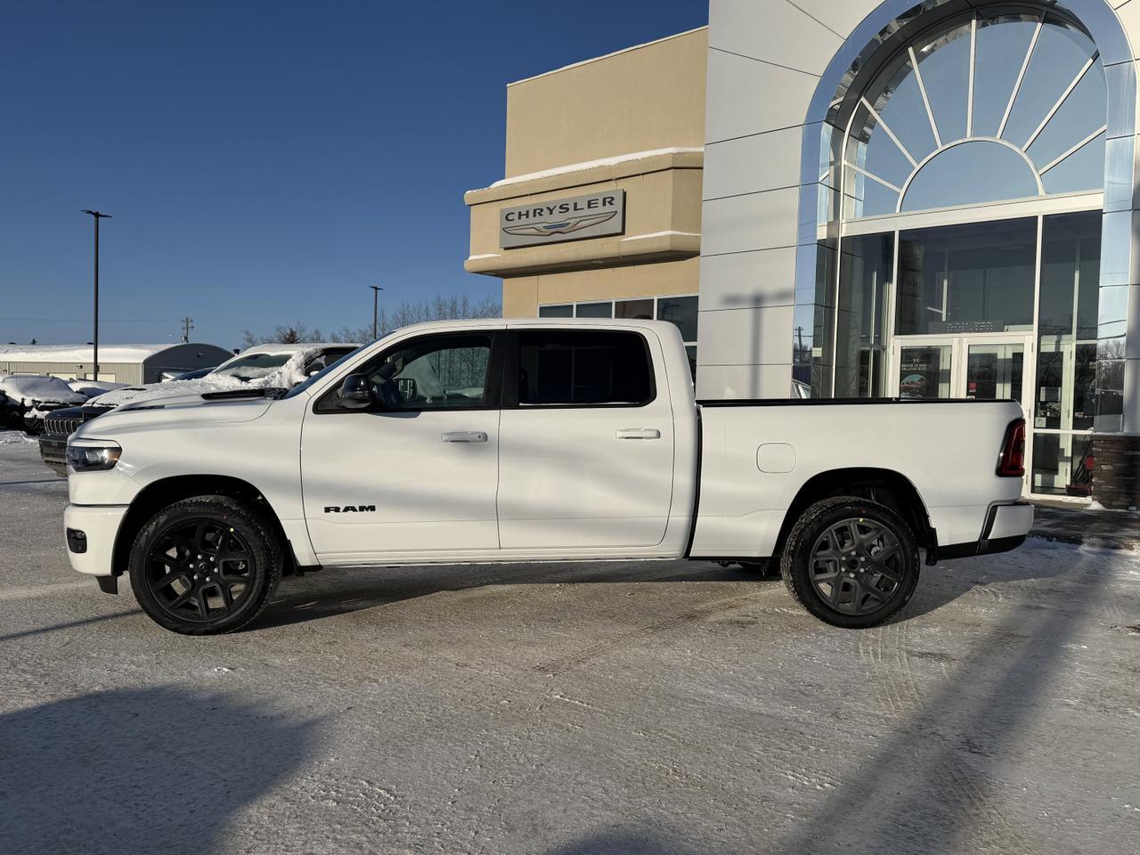 2026 Ram 1500 Sport Crew Cab 4x4 | 3L Hurricane | Pano Sunroof | NAV | Heated Vented Seats | Leather Redwater AB