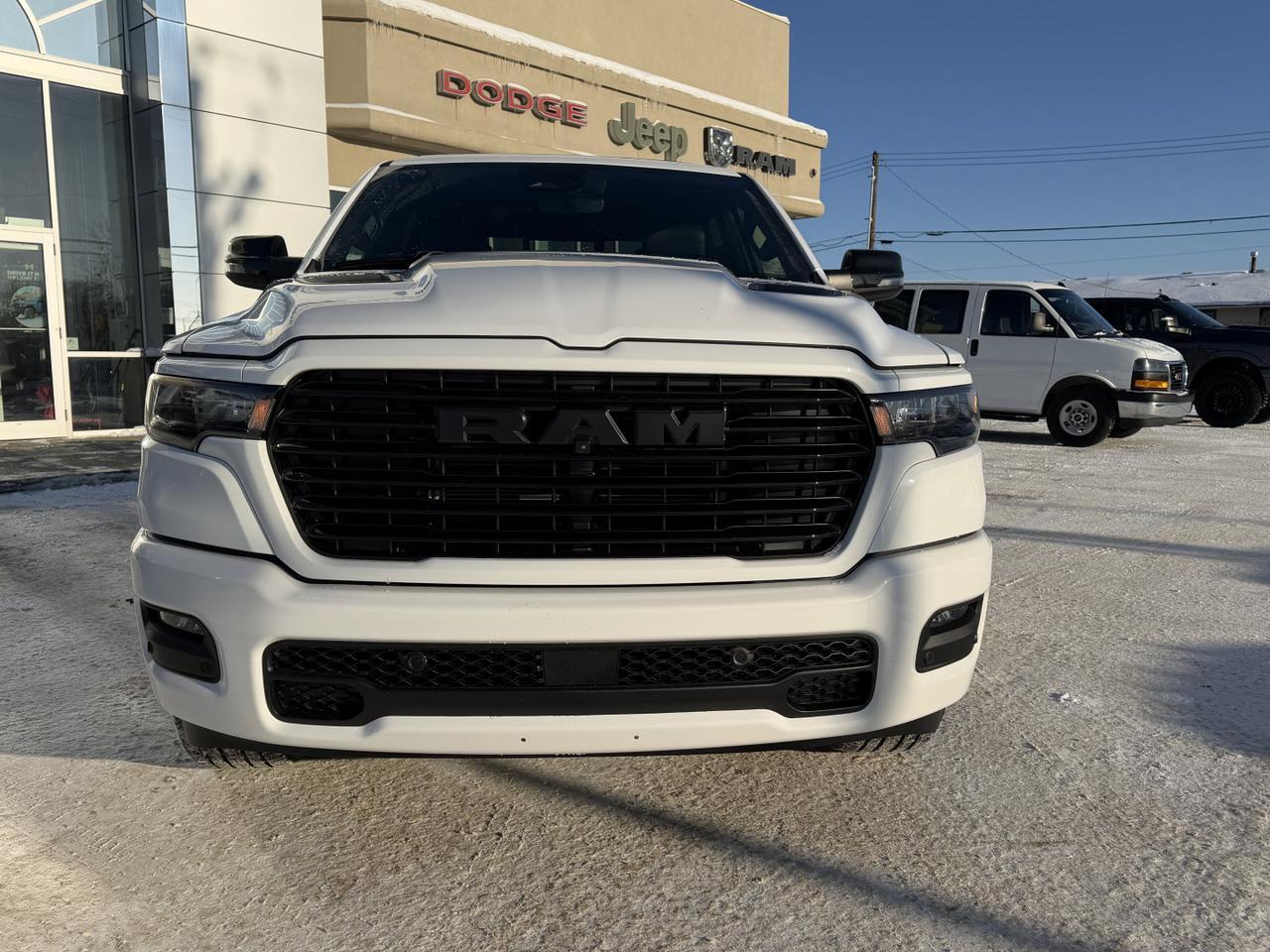 2026 Ram 1500 Sport Crew Cab 4x4 | 3L Hurricane | Pano Sunroof | NAV | Heated Vented Seats | Leather Redwater AB