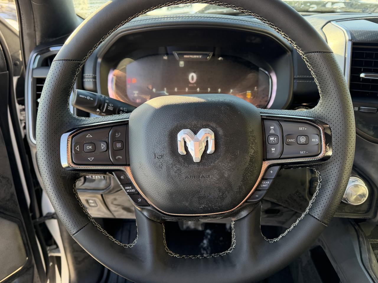 2026 Ram 1500 Sport Crew Cab 4x4 | 3L Hurricane | Pano Sunroof | NAV | Heated Vented Seats | Leather Redwater AB