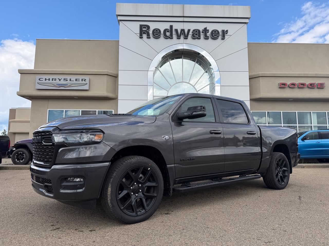 2026 Ram 1500 Sport Crew Cab 4x4 | HEMI V8 | Night Edition | Black Leather | Pano Sunroof | 22IN Wheels | NAV