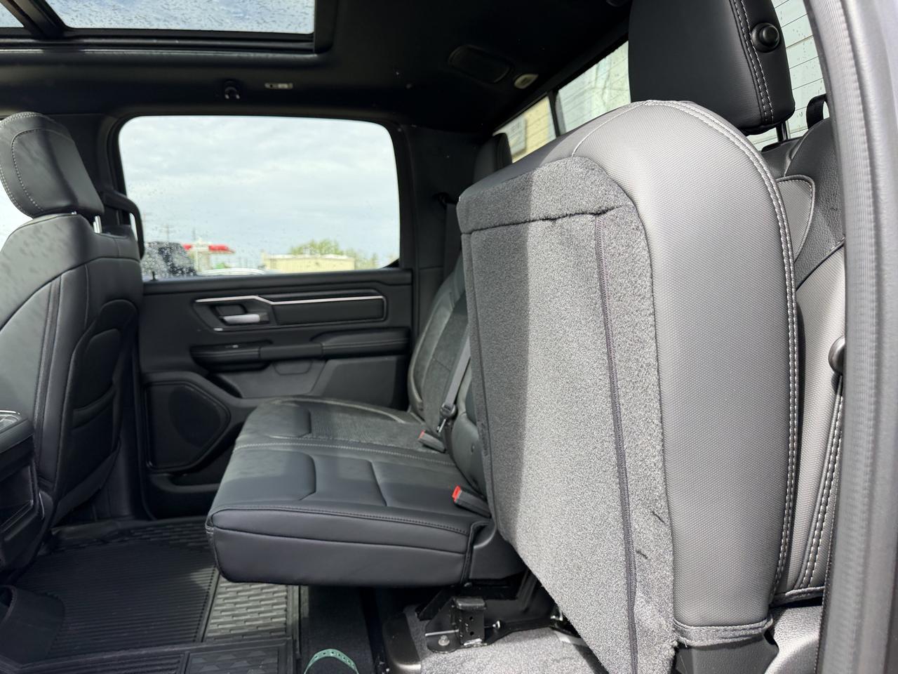 2026 Ram 1500 Sport Crew Cab 4x4 | HEMI V8 | Pano Sunroof | 12IN Display | NAV | Heated Seats | Granite Crystal Redwater AB