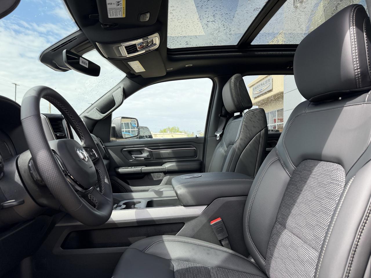 2026 Ram 1500 Sport Crew Cab 4x4 | HEMI V8 | Pano Sunroof | 12IN Display | NAV | Heated Seats | Granite Crystal Redwater AB