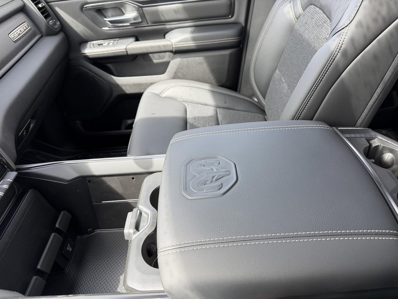 2026 Ram 1500 Sport Crew Cab 4x4 | HEMI V8 | Pano Sunroof | 12IN Display | NAV | Heated Seats | Granite Crystal Redwater AB
