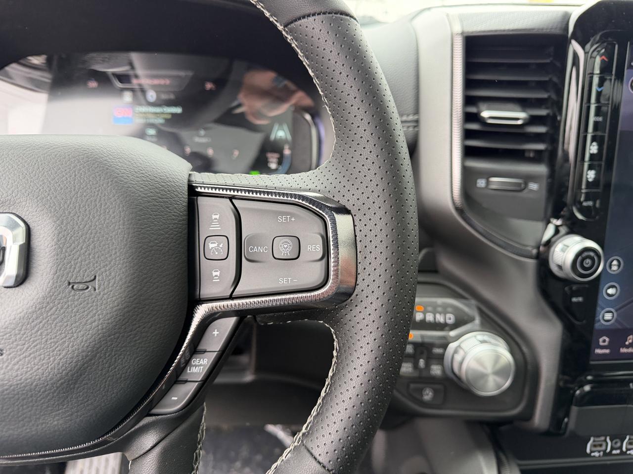 2026 Ram 1500 Sport Crew Cab 4x4 | Hurricane Twin Turbo | Diamond Black | Dual-Pane Panoramic Sunroof | 12IN NAV Redwater AB